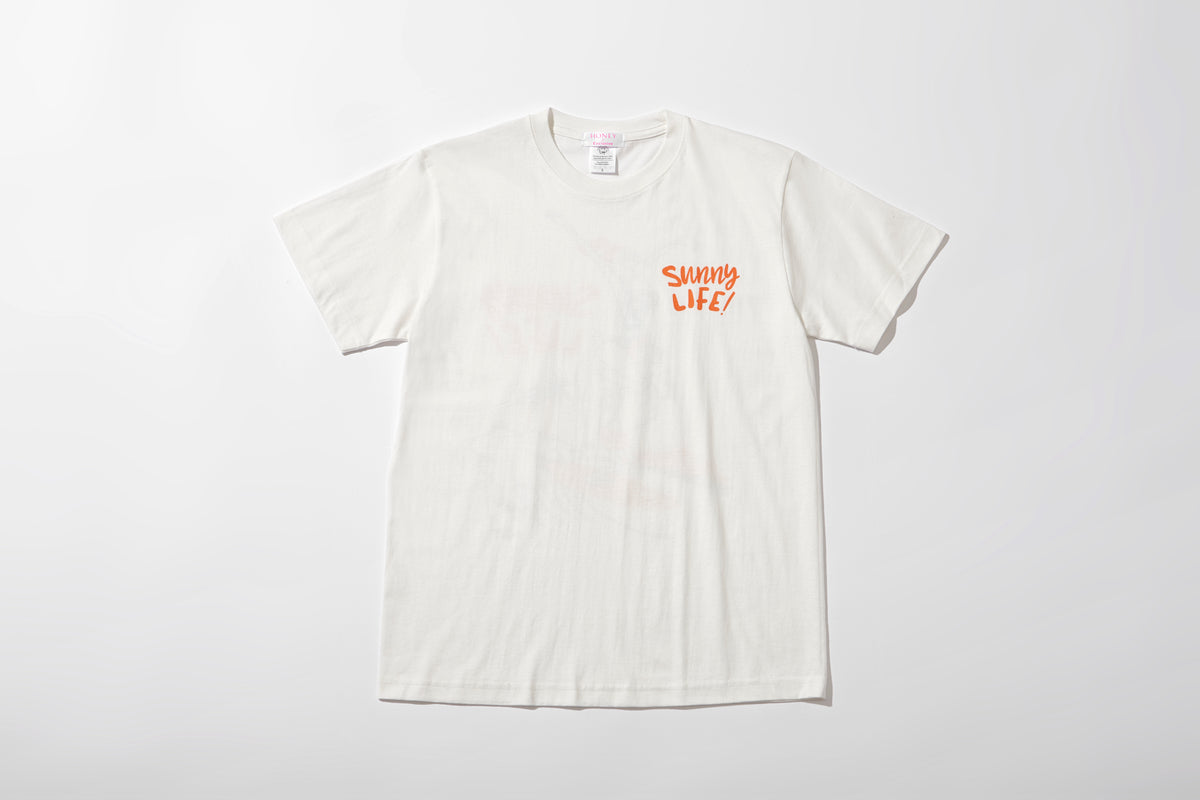 オーガニックコットン オリジナルTシャツ（HONEY×hirockshow